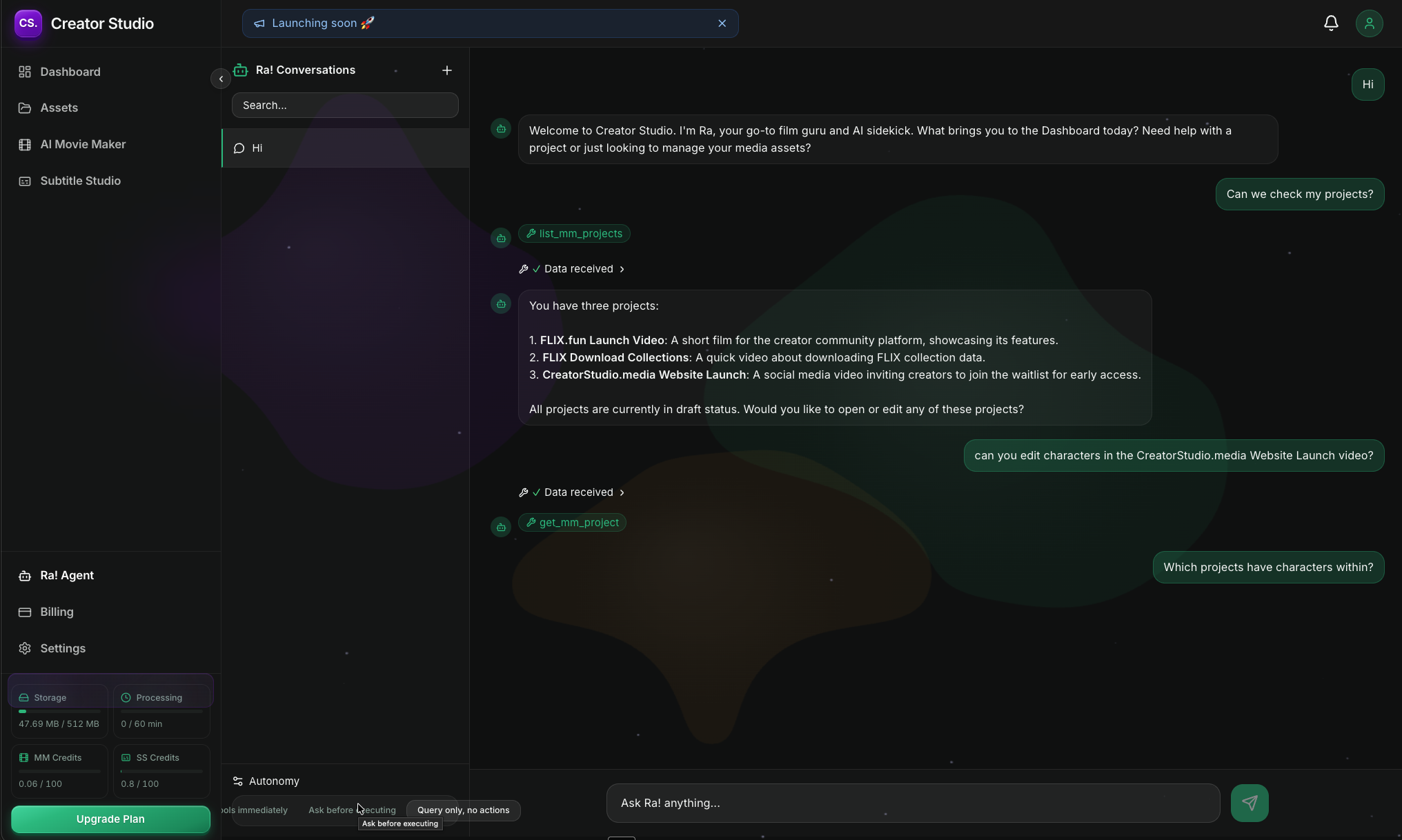 Agent Ra! product screenshot